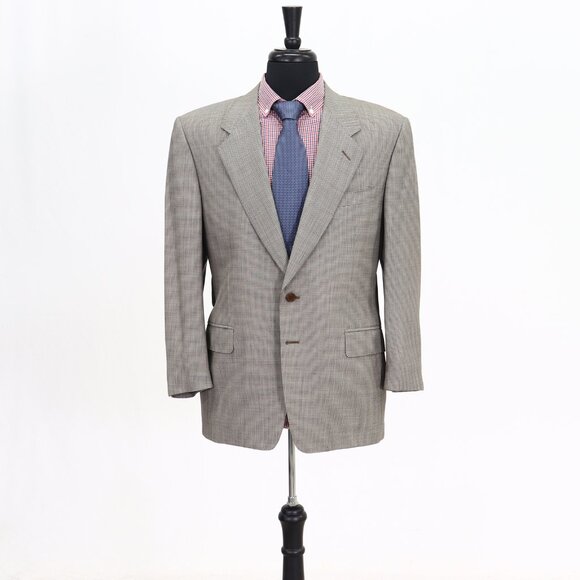 Canali 40S Brown Solid 2-Button Sport Coat Blazer Jacket G654